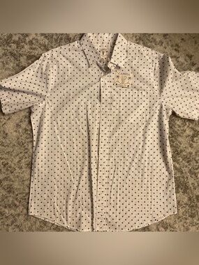 Campia White Button Down Shirt Brand New Size Large